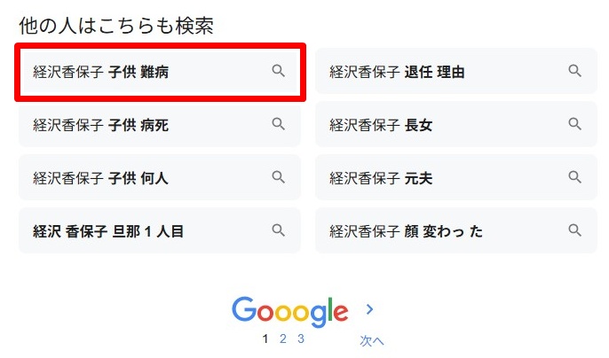 経沢香保子／子供難病